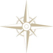 Intensive Recovery Healing icon of a star overlaid on a compass face